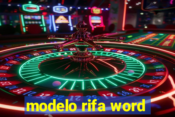 modelo rifa word